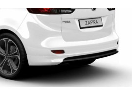 Opel Zafira Tourer OPC-line achterbumperspoiler met enkele zichtbare eindpijp